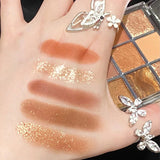 Fashion Personality Acrylic Nine Colors Eye Shadow Plate