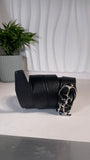 Personality Alien Punk Hollow Eye Rivet Belt Men