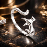 925 Sterling Silver Oxidized Ring for Women