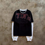 Mens Long-Sleeve Vintage T-Shirt