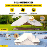 20FT Large Luxury Glamping Yurt Teepee Canvas Camping Tent (SAK37612)