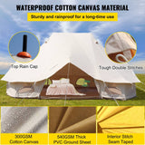20FT Large Luxury Glamping Yurt Teepee Canvas Camping Tent (SAK37612)