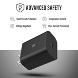 20W USB-C Charger PD Fast Charging Wall Plug Power Adapter Block