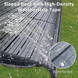 [20X20FT] Alora Heavy Duty Extra Large 2 Car Metal Carport Kit For Cars, Boats, And Trucks (SAK46135)