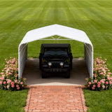 [20X30FT] Alora Heavy-Duty Outdoor Galvanized Steel Carport (SAK21596)