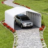 [20X30FT] Alora Heavy-Duty Outdoor Galvanized Steel Carport (SAK21596)