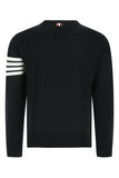 Thom Browne Men Midnight Blue Wool Sweater