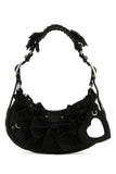 Balenciaga Women Black Satin Le Cagole Xs Shoulder Bag