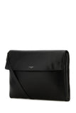 Dolce & Gabbana Men Black Nappa Leather Mediterraneo Clutch