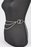 Iconic Logo Layered Chain Belt