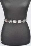 Square Plate Iconic Chain Belt