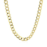 5.3mm 14k Yellow Gold Curb Chain