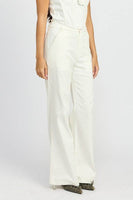 HIGH WAISTED WIDE LEG PANTS