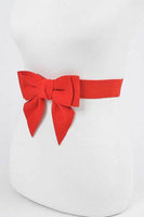 Bow Tie Fashion Elastic Belt