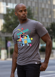 Rad Dad Bluey Men's Bamboo Short Sleeve Graphic T-Shirt