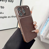 New Leather-texture Precision-holed Matte Drop-resistant Case