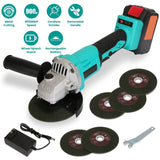 21V Cordless Angle Grinder Kit with Brushless Motor