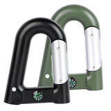 2200 mAh Powerbank with Emergency Flashlight Compass Carabiner-Shaped