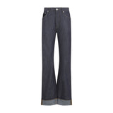 Bottega Veneta Intrecciato Pocket Jeans Women