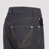 Bottega Veneta Intrecciato Pocket Jeans Women