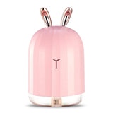 220ml Cool Mist Humidifier Ultrasonic Air Diffuser Atomizer with 7 Color