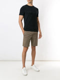 Giorgio Armani Men Asv Stretch-Viscose T-Shirt With Signature Logo