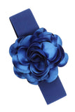 Chiffon Big Flower Charm Elastic Belt