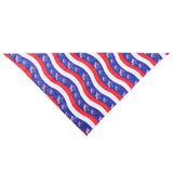 Pet drool scarf American flag scarf