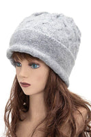 Wool Blend Slouchy Fit Cuffed Beanie
