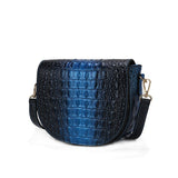 MKF Amalia Croc-Embossed Crossbody Bag