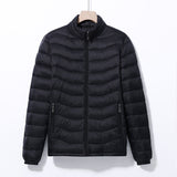 Men's Casual Cotton Jacket With A Stand-up Collar