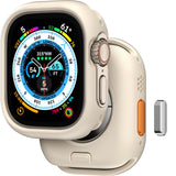 MAGEASY Protective Case for 49mm Apple Watch Ultra 2 Apple Watch Ultra | Shockproof Silicone Bumper Skin - Starlight