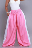 WOMEN FASHION CASUAL WIDE LEG PANTS