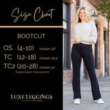 The Cassie Charcoal Bootcut Leggings Round 2