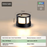 Outdoor Aluminum Wall Pillar Lamp