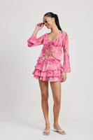RUFFLE MINI SKIRT
