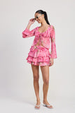 RUFFLE MINI SKIRT