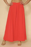High Waist Pleated Skirt