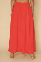 High Waist Pleated Skirt