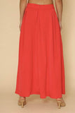 High Waist Pleated Skirt