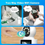 2-Pack: 2K Indoor Security Camera | 2-Way Audio & Video Call + Night Vision