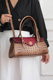 MKF Liviana Croc-Embossed Shoulder Bag