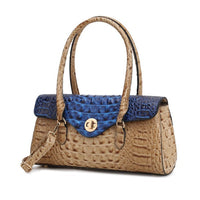 MKF Liviana Croc-Embossed Shoulder Bag