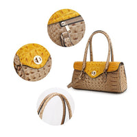 MKF Liviana Croc-Embossed Shoulder Bag