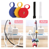 23-Piece: AGPtek Reusable Nylon Fastening Cable Ties Rolls With Cable Straps Organizer