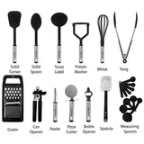 23-Piece Set: Nylon Cooking Utensils Set