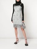 Alexander Wang Women Heiress Medium Pouch In Crystal Mesh
