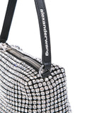 Alexander Wang Women Heiress Medium Pouch In Crystal Mesh
