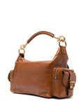 Chloe Women Shiny Leather Camera Bag