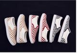 Korean version of casual wild students low to help men's shoes Harajuku ulzzang lattice one pedal men canvas shoes lazy